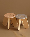 Babai Toys Montessori Wooden Cross Stool for Children - Pink - Stimulates the Autonomy and Imagination of your Child Stools
