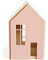 Babai Toys Wooden Dollhouse on the Magnets - Pink - Large Size - Fun and Beautiful to See Dolls Houses