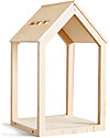 Babai Toys Wooden Dollhouse on the Magnets - Pink - Large Size - Fun and Beautiful to See Dolls Houses