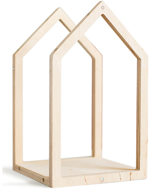 Babai Toys Wooden Dollhouse on the Magnets - Pink - Large Size - Fun and Beautiful to See Dolls Houses