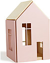 Babai Toys Wooden Dollhouse on the Magnets - Pink - Large Size - Fun and Beautiful to See Dolls Houses