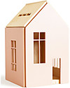 Babai Toys Wooden Dollhouse on the Magnets - Pink - Large Size - Fun and Beautiful to See Dolls Houses