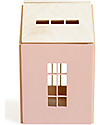 Babai Toys Wooden Dollhouse on the Magnets - Pink - Large Size - Fun and Beautiful to See Dolls Houses