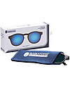 Babiators Blue Collection Sunglasses, The Agent - Black Keyhole/Polarized Dark Blue Lens - 100% UV Protection Sunglasses