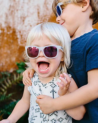 Babiators Blue Collection Sunglasses, The Trendsetter - Transparent Keyhole/Polarized Purple Lens - 100% UV Protection - 1 Years Lost & Found Guarantee Sunglasses