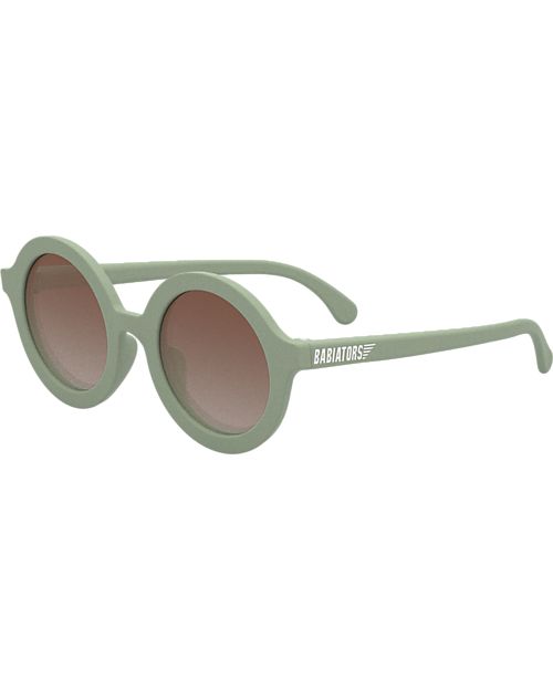 Babiators Euro Round Sunglasses - Sage Green - 100% UVA and UVB Protection Sunglasses