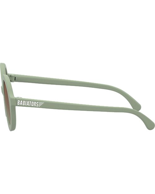 Babiators Euro Round Sunglasses - Sage Green - 100% UVA and UVB Protection Sunglasses