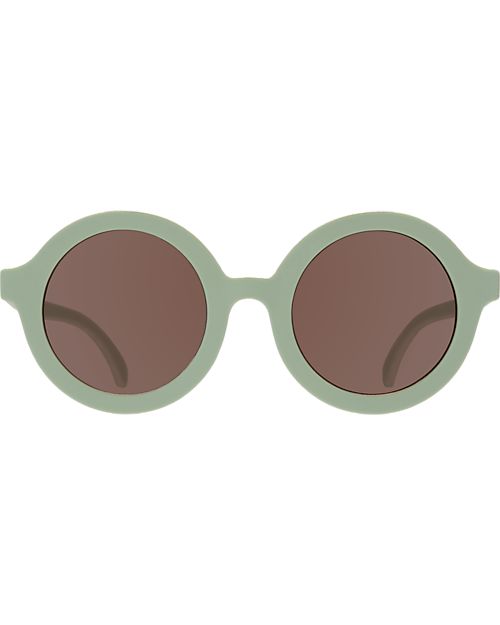 Babiators Euro Round Sunglasses - Sage Green - 100% UVA and UVB Protection Sunglasses