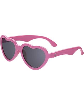 Babiators Hearts Sunglassess - Paparazzi Pink - Smoke Lenses - 100% UV Protection Sunglasses