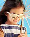 Babiators Hearts Sunglassess - Sweet Cream with Rose Gold Mirrored Lenses - 100% UV Protection Sunglasses