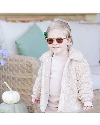 Babiators Keyhole Sunglasses - Cocoa Cloud - Amber Lens - 100% UV Protection Sunglasses