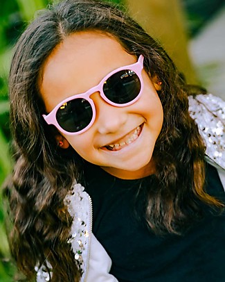 Babiators Original Keyhole Sunglasses - Pretty In Pink Age 6+ - 100% UVA and UVB Protection Sunglasses