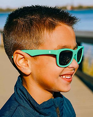 Babiators Original Navigator Sunglasses - Totally Turquoise 3-5 - 100% UVA and UVB Protection Sunglasses