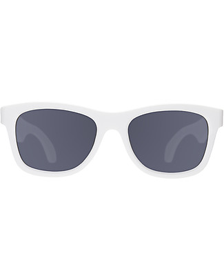 Babiators Original Navigator Sunglasses - Wicked White Age 3-5 - 100% UVA and UVB Protection Sunglasses