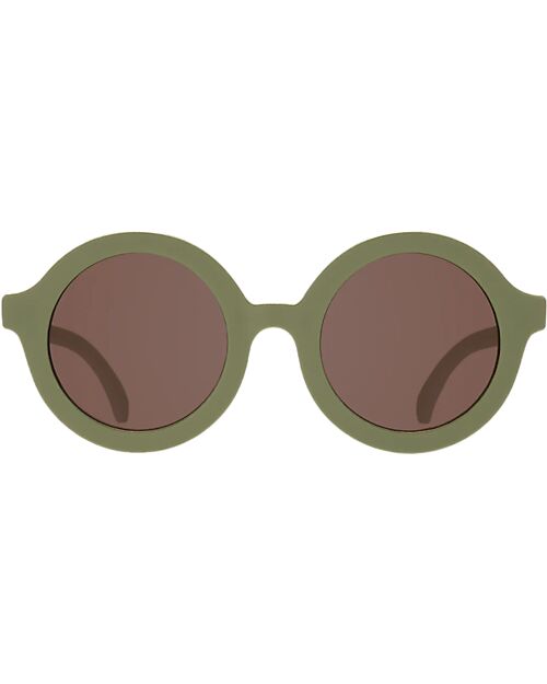 Babiators Round  Sunglassess - Wild Moss with Smoke Lenses - 100% UV Protection Sunglasses