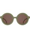 Babiators Round  Sunglassess - Wild Moss with Smoke Lenses - 100% UV Protection Sunglasses