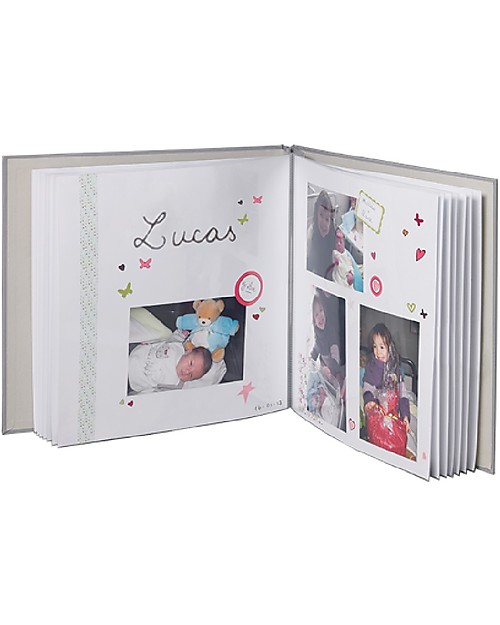 Baby Art Baby Art My Creative Photo Album - Grey Baby's First Albums