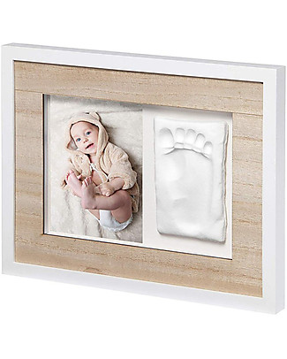 Baby Art Baby Art Wall Print Frame Tiny Style Frame - White & Wooden Room Decorations