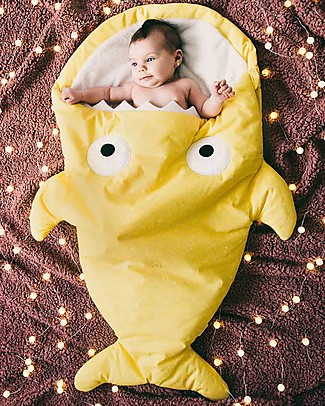 Baby Bites Constellations Summer Baby Sleeping Bag - Yellow - Organic Cotton Warm Sleeping Bags