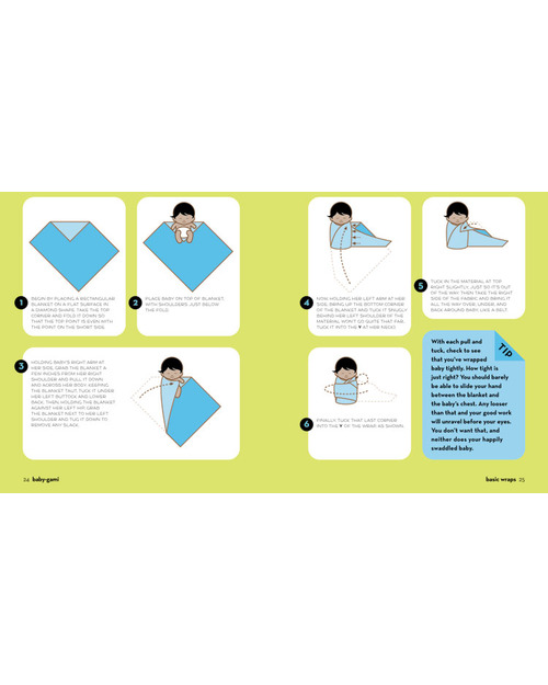 Baby-gami Baby-gami, Baby wrapping for beginners - English Edition - a tongue in cheek guide to baby swaddling and baby wearing! Muslin Swaddle