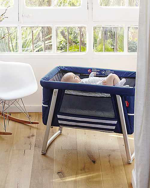 Baby Home Air Cot - Graphite - Super light, transportable  Also has wheels or can rock Travel Cots