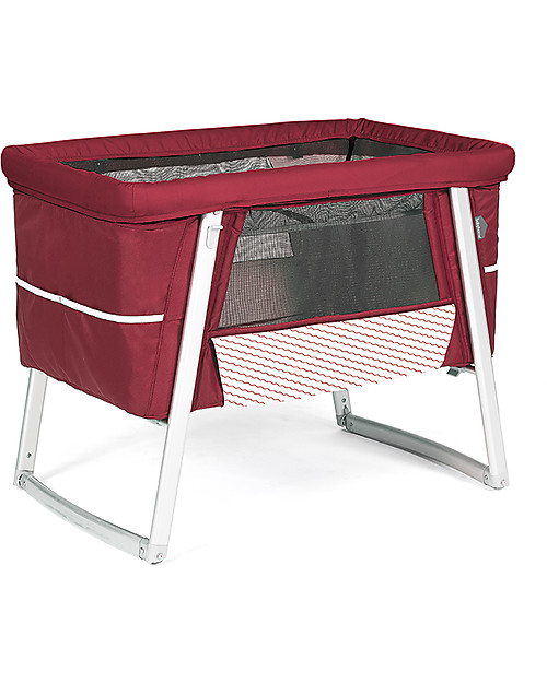 Baby Home Air Cot Red Super Light Transportable Also Has