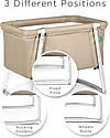 Baby Home Dream Cot - Sand - Super light, transportable Also has wheels or can rock Cribs & Moses Baskets