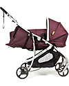 Baby Home Nest Kit for Baby Home Vida Stroller, Purple - Lets you use your stroller from birth! Pram Systems