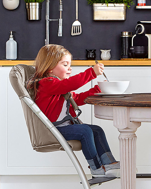 Baby Home Taste Highchair - Sand - Light and Space-saving! High Chairs