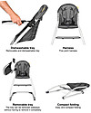Baby Home Taste Highchair - Sand - Light and Space-saving! High Chairs