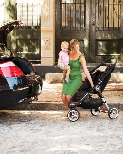 Baby Jogger City Mini™ Baby Stroller - Crimson/Gray - Quick Technology - For City Life! unisex (bambini)