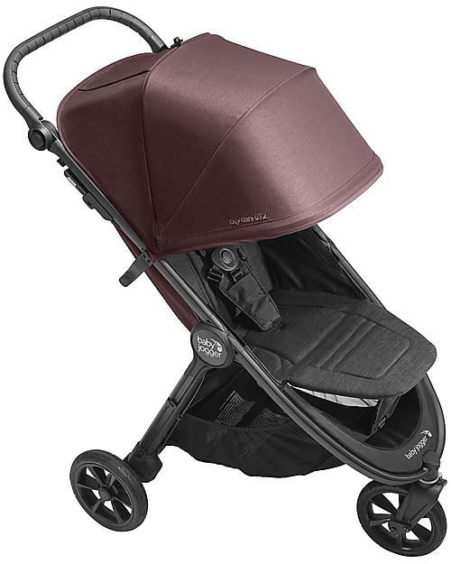 Baby Jogger City Mini GT2 Baby Stroller, Brick Mahogany - 3 wheels, Manageable in Any Tracks! Lights Strollers