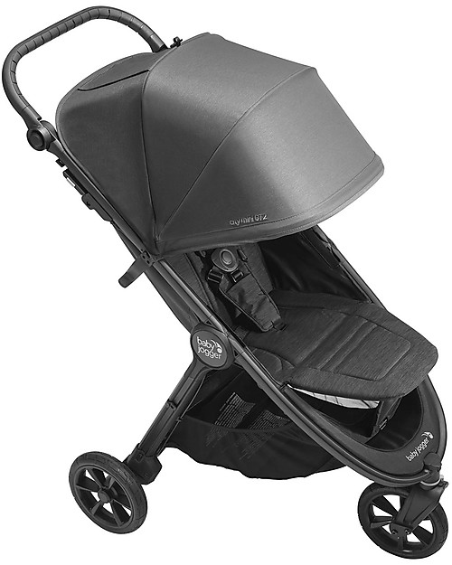Baby Jogger City Mini GT2 Baby Stroller, Stone Grey - 3 wheels, Manageable in Any Tracks! Lights Strollers