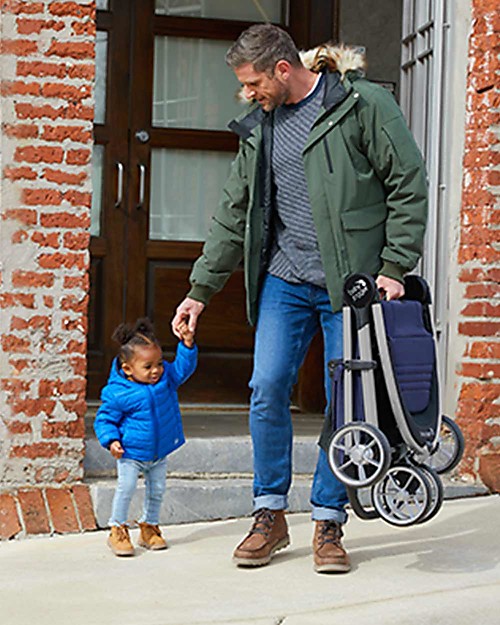 Baby Jogger City Mini GT2 Baby Stroller, Storm Blue - 3 wheels, Manageable in Any Tracks! Lights Strollers