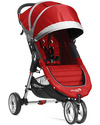 Baby Jogger City Mini™ 3 Baby Stroller - Crimson/Gray - Quick Fold Technology - For City Life! Lights Strollers