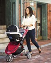 Baby Jogger City Mini™ 3 Baby Stroller - Crimson/Gray - Quick Fold Technology - For City Life! Lights Strollers