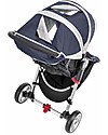 Baby Jogger City Mini™ 3 Baby Stroller - Navy Blue/Gray - Quick Fold Technology - For City Life! Lights Strollers