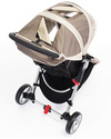 Baby Jogger City Mini™ 3 Baby Stroller - Sand/Stone - Quick Fold Technology - For City Life! Lights Strollers