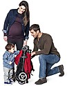 Baby Jogger City Mini™ Zip Baby Stroller - Steel Grey - 3D Fold Technology - For All Terrains! Lights Strollers