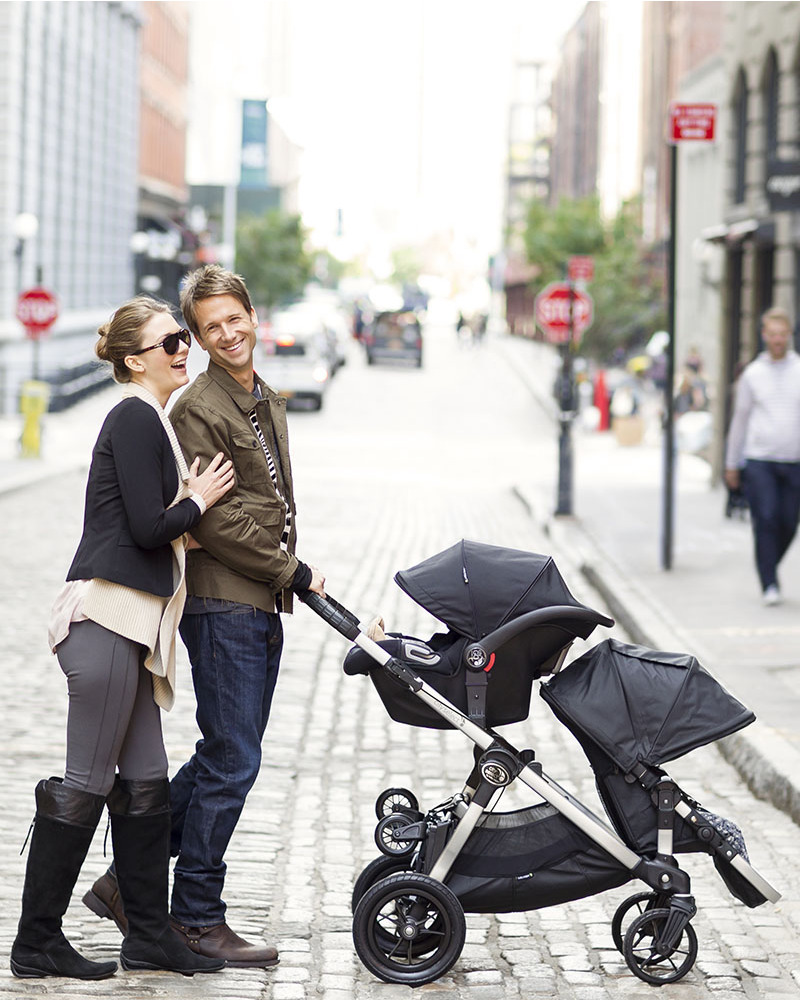 Baby jogger city store sidewalk