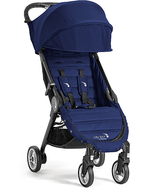 Baby Jogger City Tour Stroller Cobalt Light and compact. Suitable as hand luggage unisex bambini