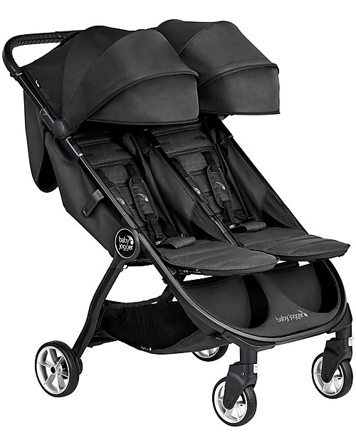 Baby Jogger City Tour2 Double Baby Stroller, Jet - Even for Babies of Different Ages! Double Pushchairs