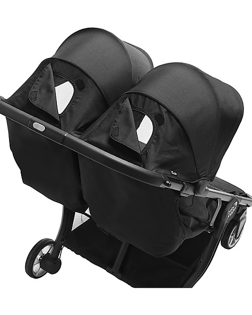 Baby Jogger City Tour2 Double Stroller - Pitch Black - Light and Compact! Double Pushchairs