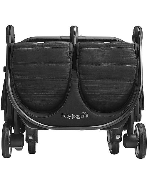 Baby Jogger City Tour2 Double Stroller - Pitch Black - Light and Compact! Double Pushchairs