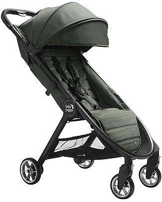 Baby Jogger City Tour2 Stroller - Everett Green - with Stroller Safety Handle - Lightweight, to Move Easily! Lights Strollers