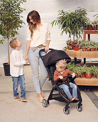 Baby Jogger City Tour2 Stroller, Pitch Black- Lightweight, to Move Easily! Lights Strollers