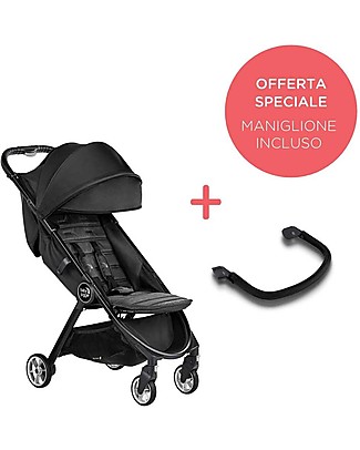 Baby Jogger City Tour2 Stroller, Pitch Black- Lightweight, to Move Easily! Lights Strollers