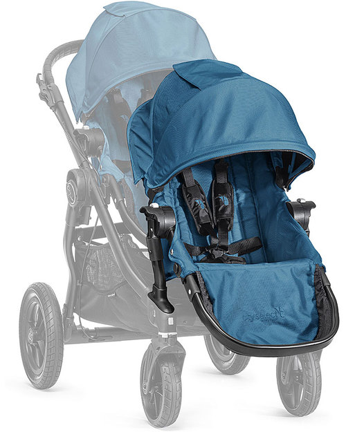 Baby Jogger Second Seat for City Select Blue Sea turn your stroller into a double unisex bambini