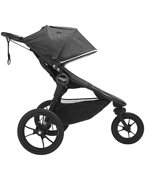 Baby Jogger Summit x3 Baby Stroller Midnight Black 3 wheels now suitable for jogging unisex bambini