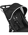 Baby Jogger Summit x3 Baby Stroller, Midnight Black - 3 wheels, now suitable for jogging! Pushchairs
